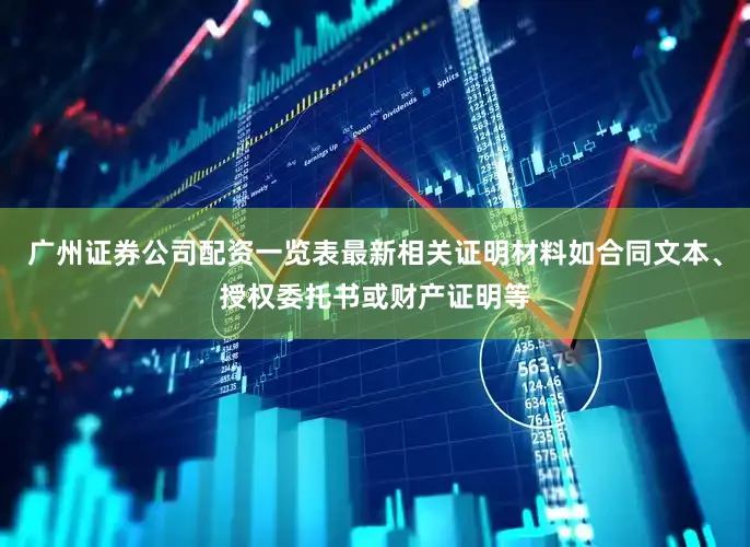 广州证券公司配资一览表最新相关证明材料如合同文本、授权委托书或财产证明等